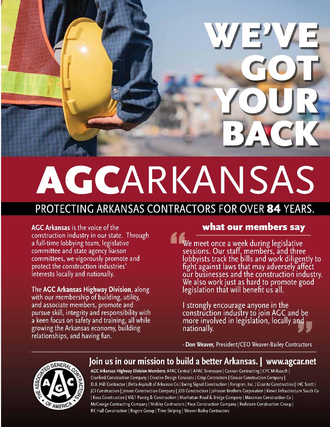 AGC Arkansas-We've Got Your Back